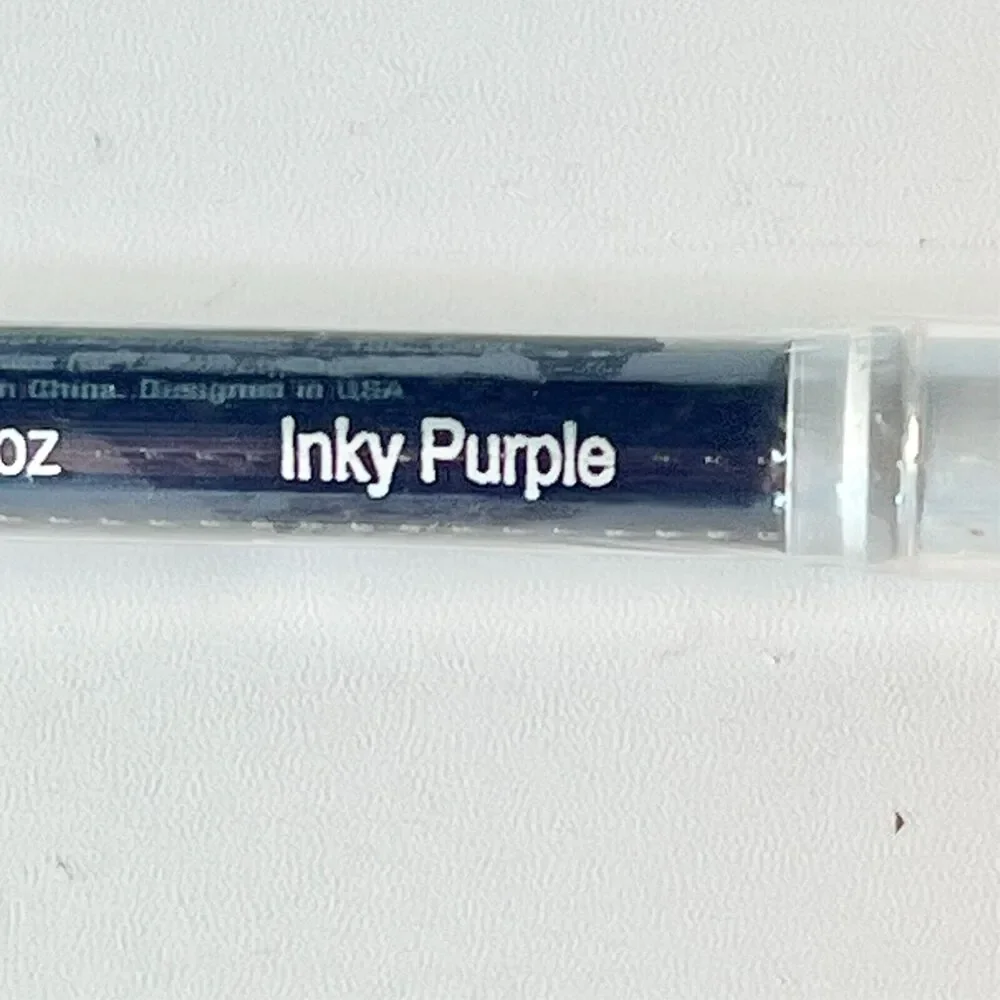 Pop Beauty Kajal Pen Eyeliner Pencil w/ Brush Inky Purple Matte 0.03 oz .9g New